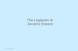 Legacies of ancient greece