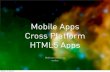 May 12   html5 apps - cross platform - upfront ug berlin
