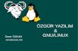 Özgür Yazılım & GNU/Linux