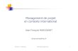 Management projet international