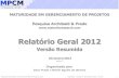 Pequisa Maturidade em Gerenciamento de Projetos Brasil 2012