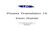 Power Translator 15 User Guide