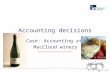 Accounting Decissions