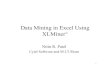 Data Mining in Excel Using Xl Miner