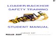 Loader Backhoe Student Manual