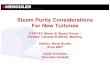 Steam Purity Considerations for New Turbines