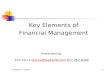 Key Elements of Financial Management (PPT)