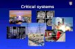 Critical systems intro