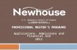 Applying to Newhouse Master's Programs