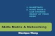 Monique Wong - Skills Matrix & Networking Tutorial