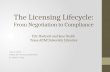 The licensing lifecycle: from negotiation to compliance