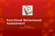 Functional behavioural assessment
