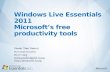 Windows live essentials 2011