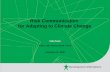 Risk Communication For Adapting To Climate Change
