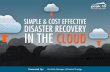 Webinar- Simple and Cost-Effective Disaster Recovery in the Cloud - 7-19-12