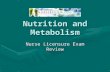 NurseReview.Org - Nutrition and Metabolism