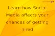 Learn How Social Media Affects Your Chances Of Getting Hired