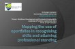 Mapping the use of e-portfolios in recognising skills and attaining professional standing