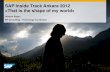 SAP Inside Track Ankara 2012: That is the shape of my world