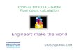 Fttx fiber-count-planning-calculation