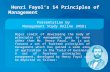 Henri fayol's 14 principles of management