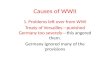 Wh causes of wwii