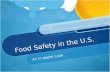 Food safety in the u.s.