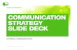 Internal Communication Strategy Slide Deck