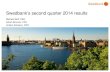 Swedbank presents the Second Quarter Results 2014