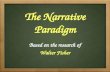 The narrative paradigm