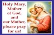 Solemnity of Mary Mother of God