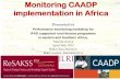 Monitoring caadp implementation in africa