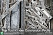 Conversion Tool-Kit - Conversion Conference 2012