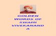 GOLDEN WORDS- Swami Vivekanand