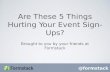 Are These 5 Things Hurting Your Event Sign-ups?