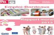 Rapport moral 2013 d'Emploi-Bordeaux