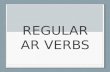 Required ar verbs