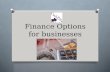 Finance options for businesses