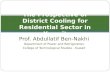 Ben nakhi's Presentation at Kuwait District Cooling Summit - 2011