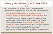 Policy Mandate of R.a. 8559