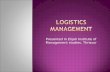 Copy of Logistics Management.....Shahid chavakkad