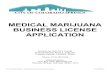 Business Licensing Medical Marijuana Application Packet