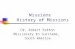 History of missions   lesson 14 faith and specialized missions 20th century