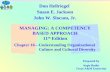 CH18: Managing: A competency based approach, Hellriegel  & Jackson