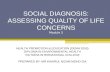 Modul 6 - Social Diagnosis Assessing Quality of Life Concerns