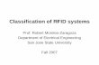 Classification of RFID Systems