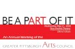 Greater Pittsburgh Arts Council 2008 Annual Meeting