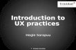 Introduction to UX Practices