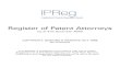 CIPA Patent Agents Register