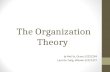 Week 8 - Organization Theory